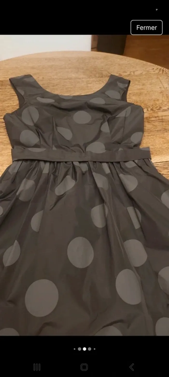 Robe Naf Naf noire avec jupon fr42 parfait état - photo numéro 13