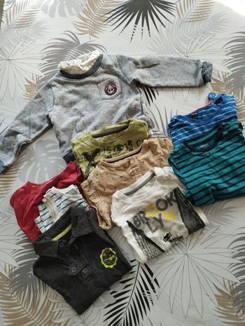 Lot t-shirt garçon 24 mois