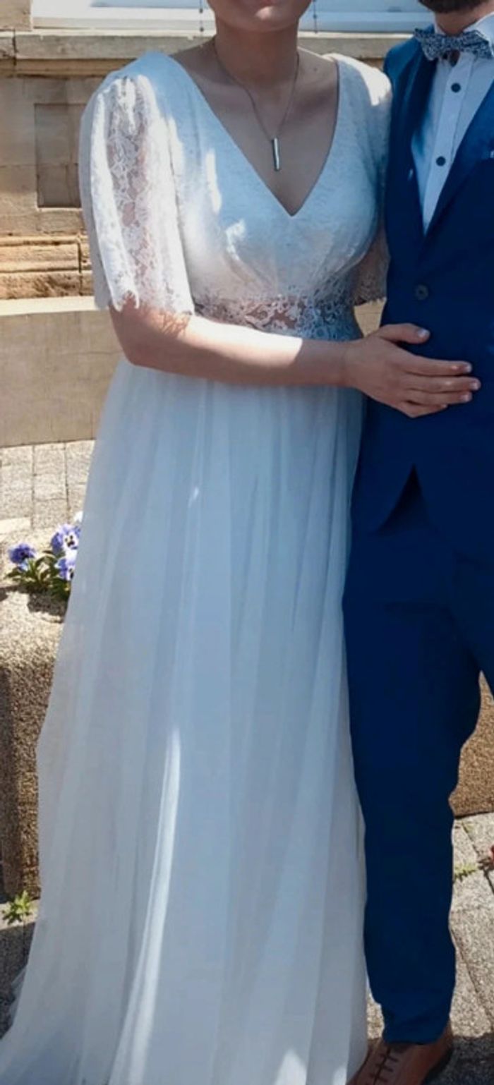 Robe de mariée taille L 40/42 - photo numéro 2