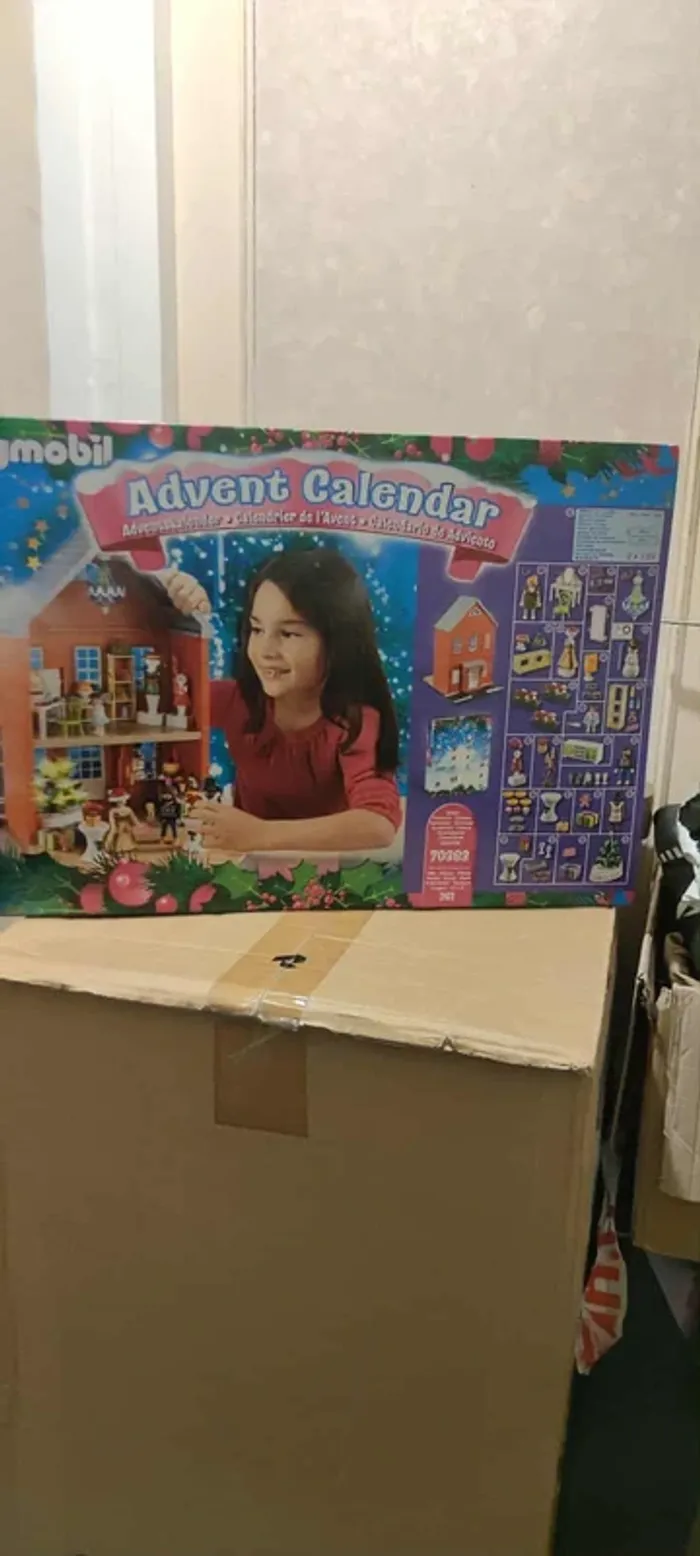 Calendrier de l'avent XXL playmobil noël  en famille dès 4 ans - photo numéro 2