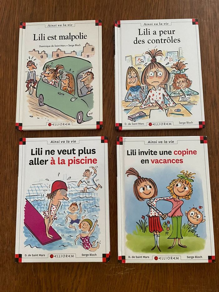 Quatre livres Lili et Max