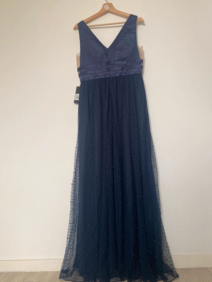 Robe de soirée - longue bleue - photo numéro 4