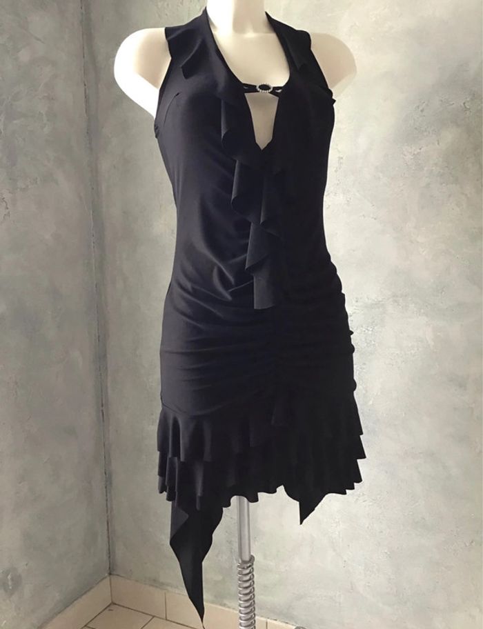 Robe dos nu sexy noir taille unique - photo numéro 2