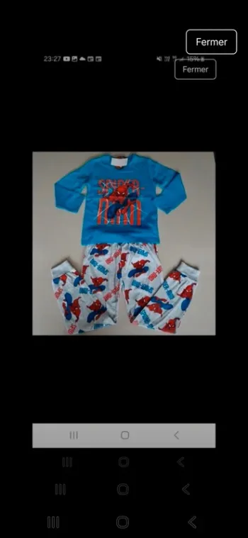 Pyjama  spiderman
