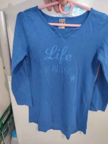 #kytie6ansfille. Robe tee-shirt manches longues taille 6 ans