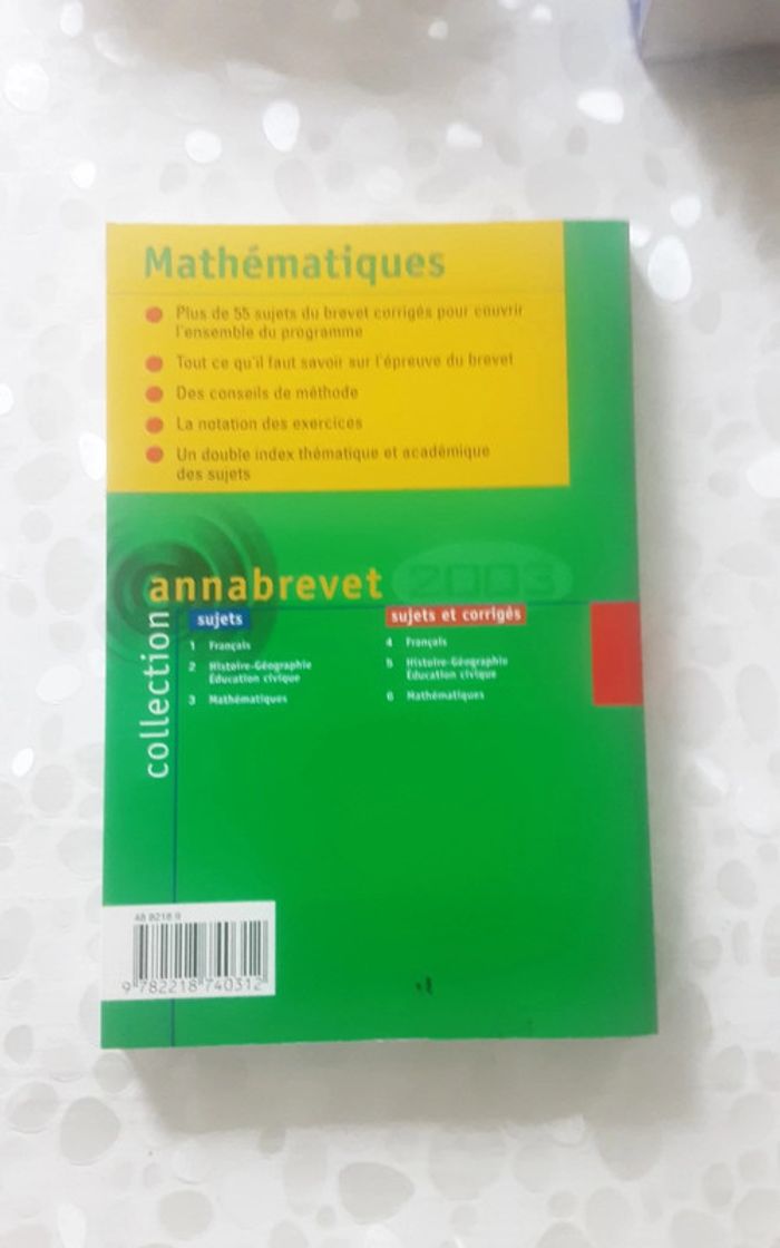 Annabrevet Mathématiques - photo numéro 2
