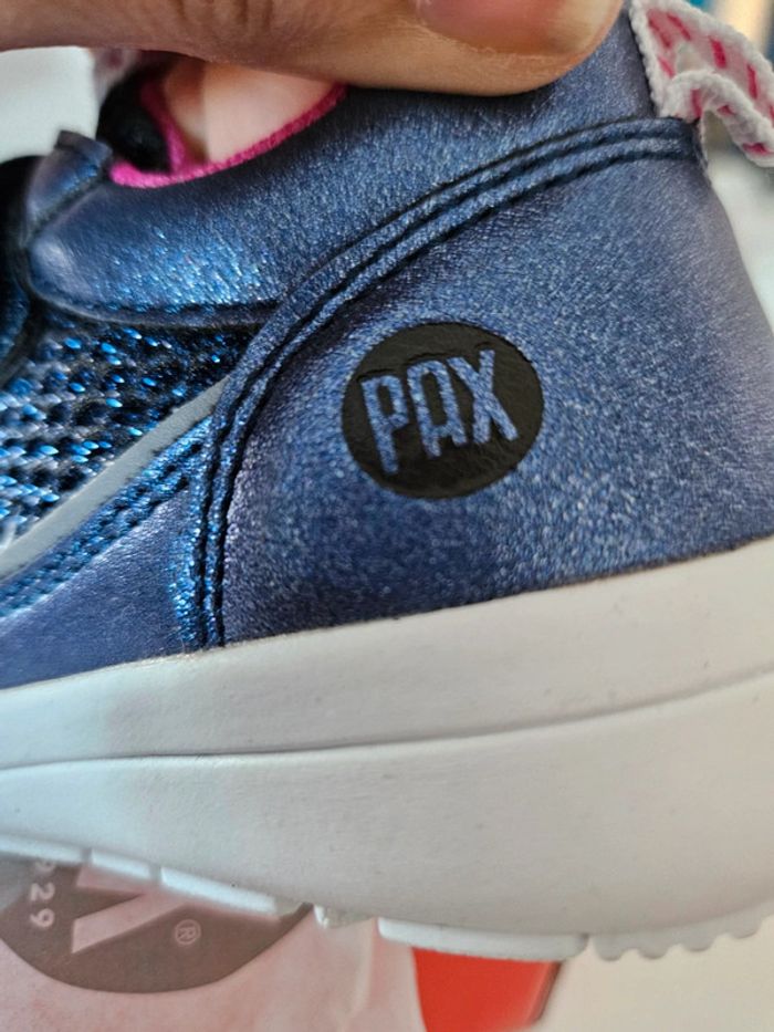 Sneakers fille  bleu pailleté taille 24 neufs Pax since 1929 #lora11chaussures - photo numéro 13