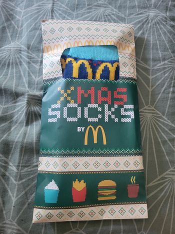 Chaussettes de Noël mc donalds neuves