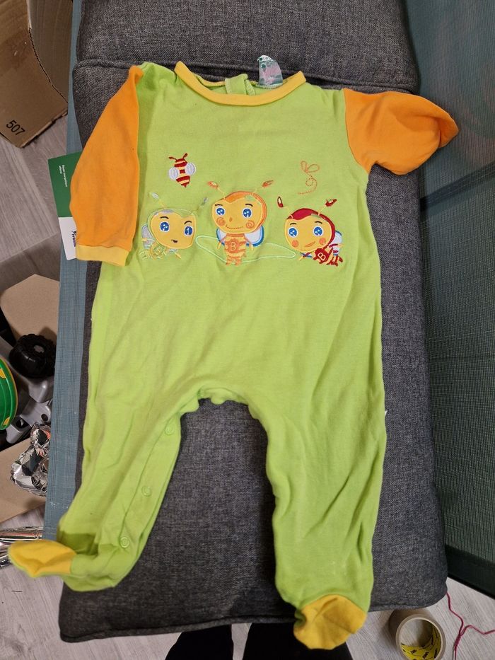 Lot pyjamas coton 9 mois - photo numéro 2