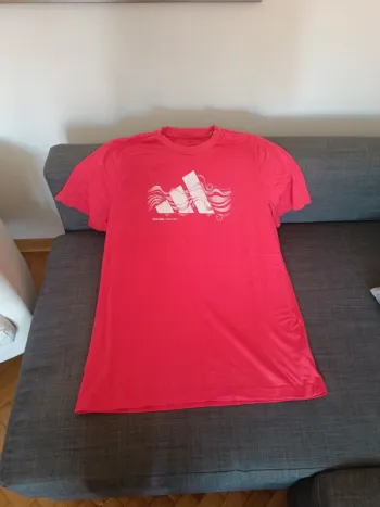 Maglietta Adidas Climacool rossa