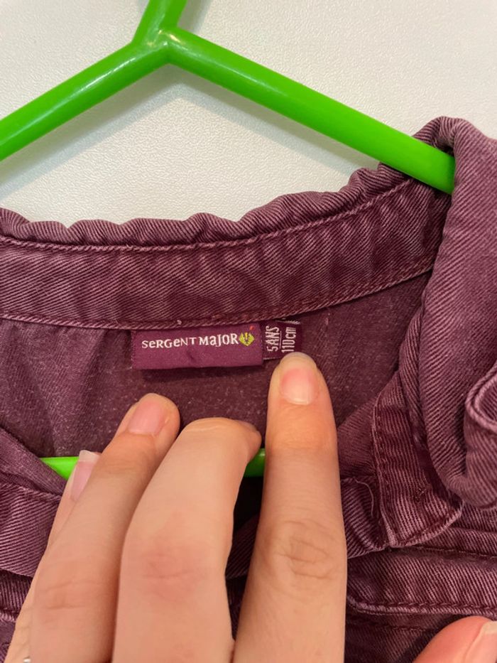 Robe prune sergent major 5 ans - photo numéro 2