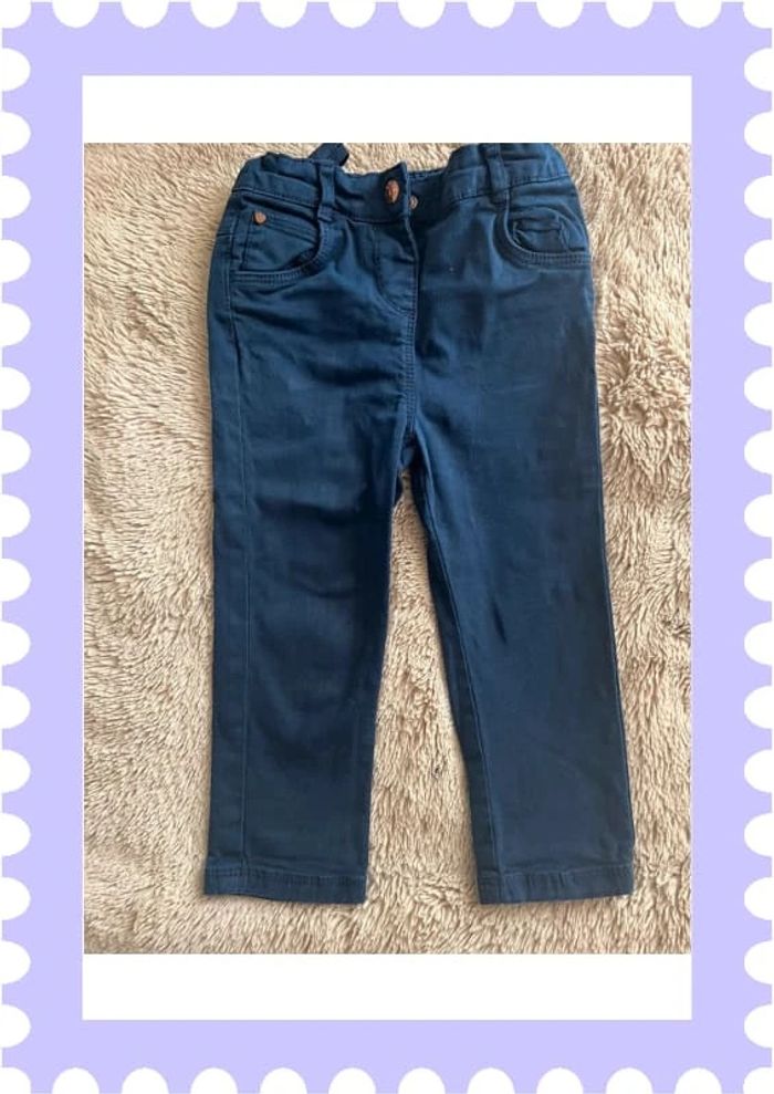 Pantalon jean fille 18-24 mois