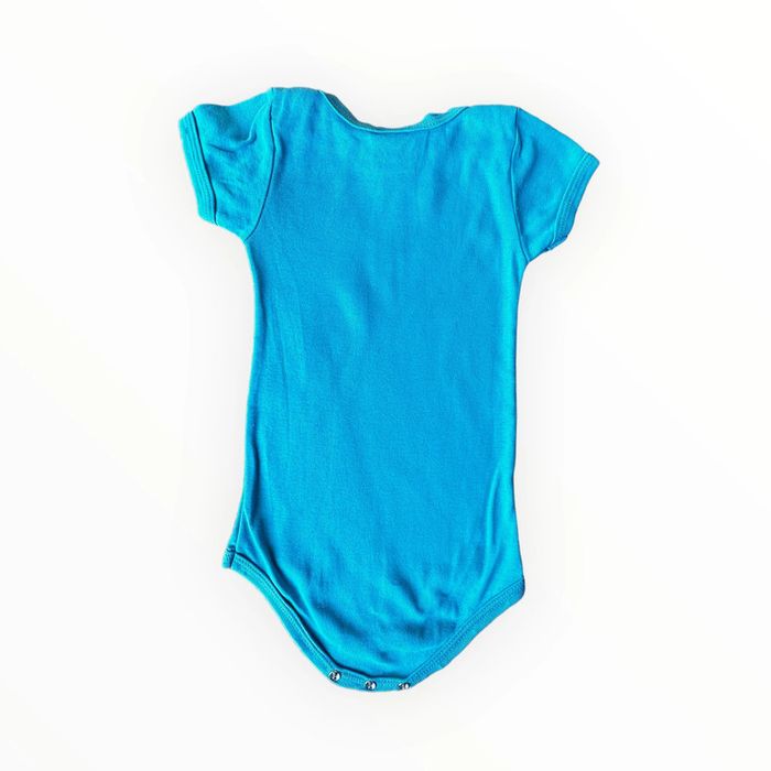 Body MC turquoise Petit Bateau 9 mois TBE (2€) - photo numéro 4