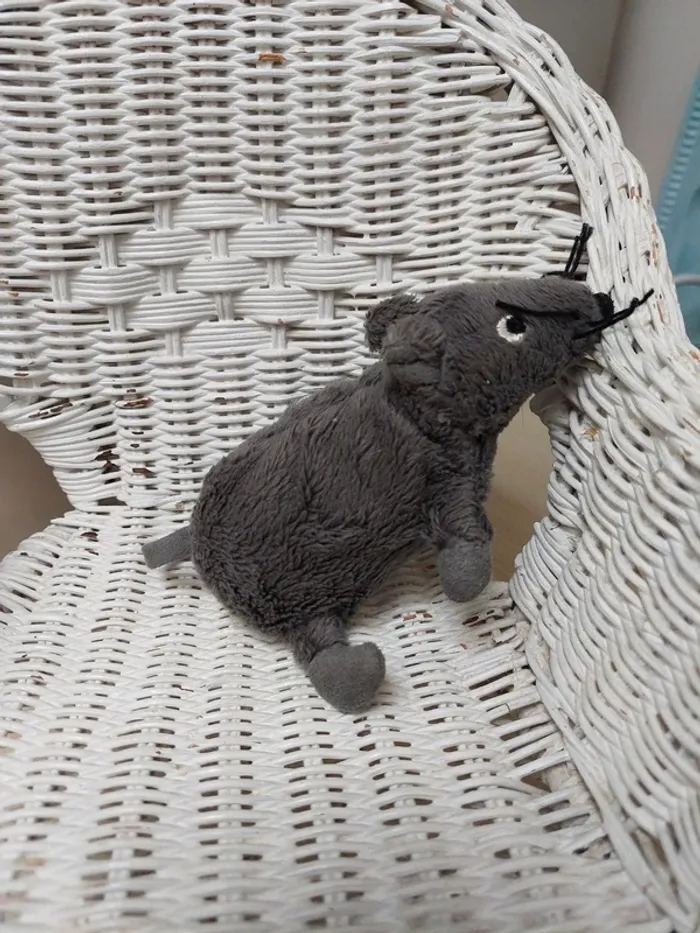 Ikea - peluche souris grise - photo numéro 3