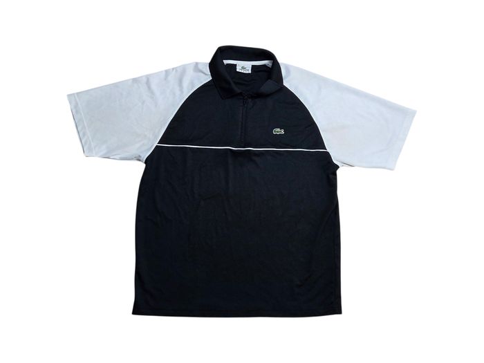 Polo Lacoste taille 5 / L noir et blanc Très bon état - photo numéro 6