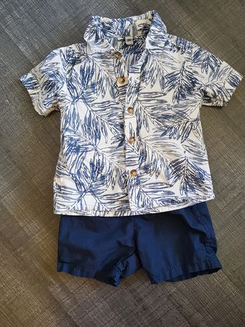 Ensemble short + Chemise 3mois