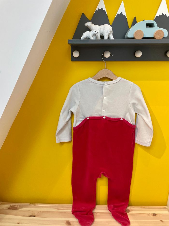Pyjama une pièce en velours les petits copains doudou Tout simplement 24 mois - photo numéro 2