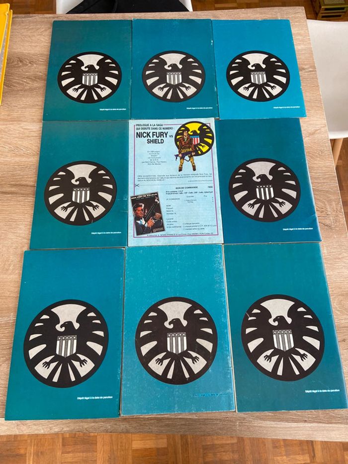 Collection complete numéro 1 a 9 nick fury version intégrale semic année 90 - photo numéro 7
