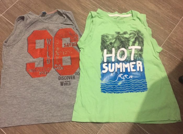 Lot de 2 débardeurgarçon