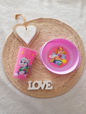 Verre + petite assiette * Pat patrouille 🌟