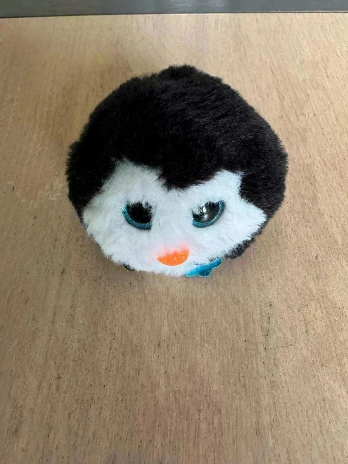 Peluche Pingouin TY Beanie Boo's - Yeux Brillants - Excellent État - Envoi Soigné et Rapide