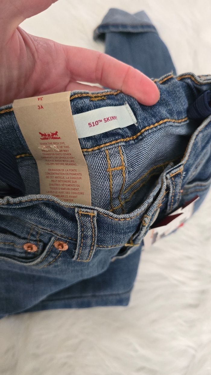 Neuf (non porté)🏷 💙😍🤩superbe Jeans skinny levis 3 ans garçon 🤩😍💙 - photo numéro 6