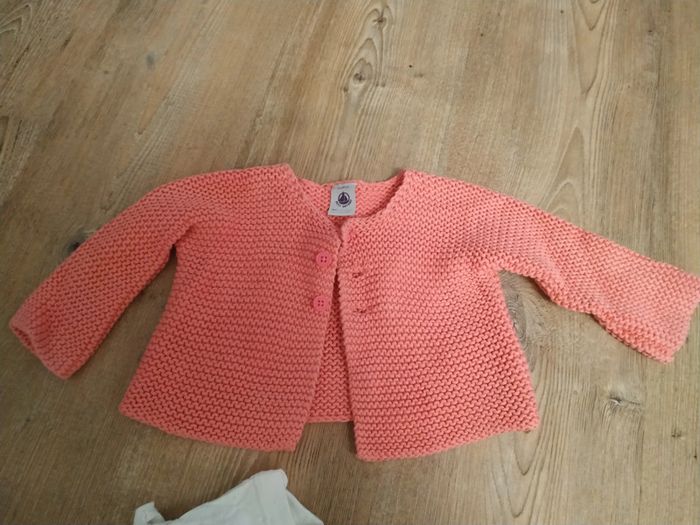 Gilet et body Petit Bateau / 6mois - photo numéro 2