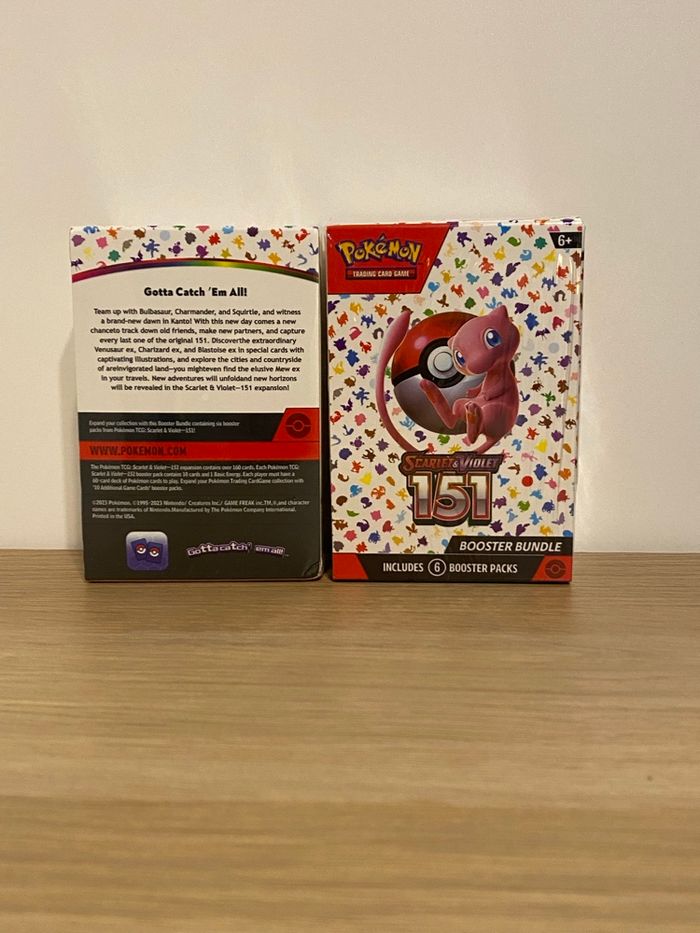 Lot 2 Bundles 151 Pokémon Scarlet & Violet - photo numéro 4