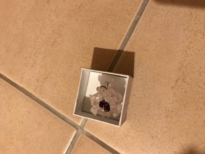 bague ajustable avec pierre - photo numéro 2