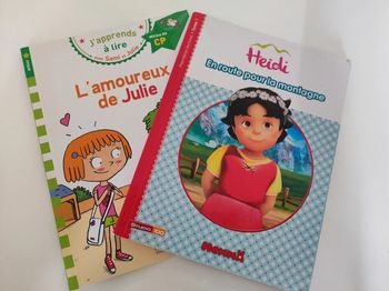 Lot 2 livres CP Heidi & l'amoureux de Julie