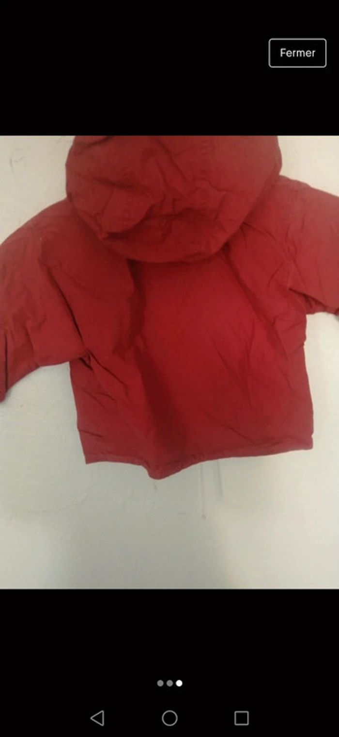 Imperméable Rouge Berlingot 18 mois - photo numéro 3