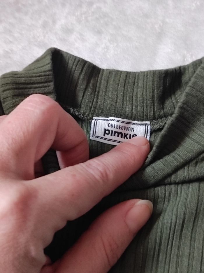 Pull court kaki taille S - photo numéro 3