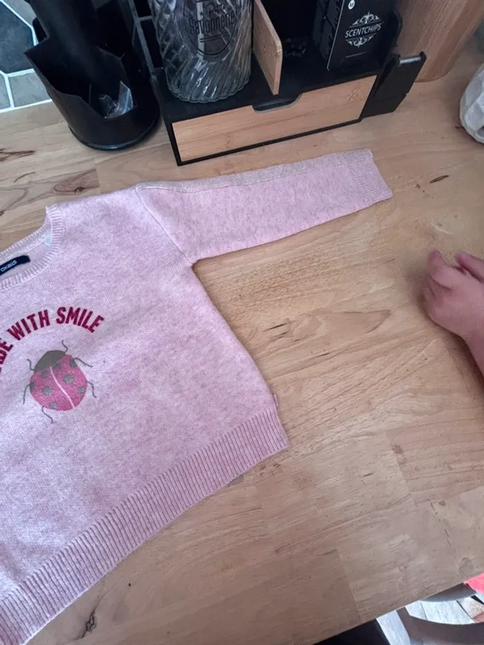 Joli pull chaud rose - Okaïdi - 3 ans - photo numéro 4