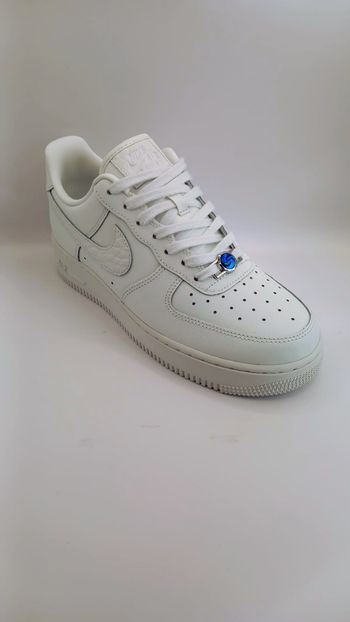 bijoux de chaussures effet nacré irisé bleu/vert