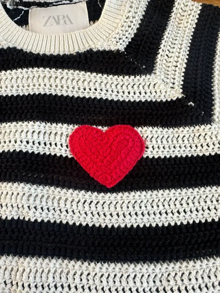 T-shirt crochet Zara - photo numéro 2