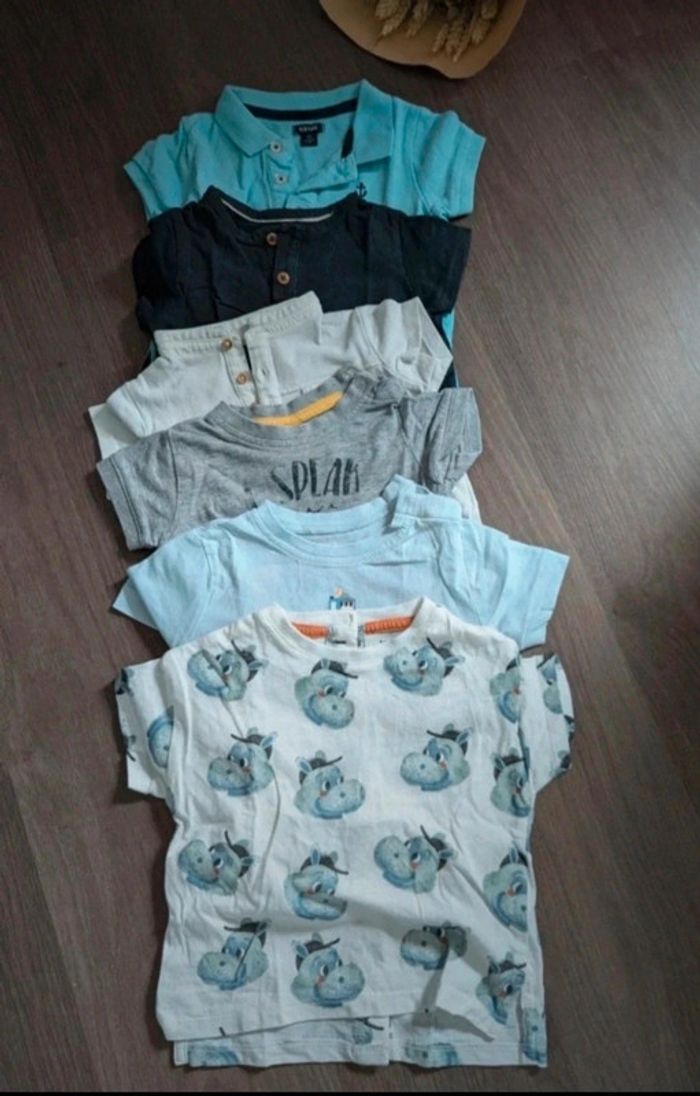 Magnifique lot de 7 t-shirts 9 mois
