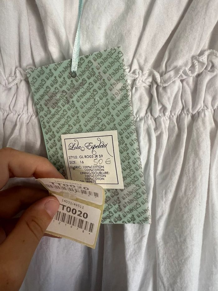 Robe blanche Lola Espeleta neuve 16 ans - photo numéro 6