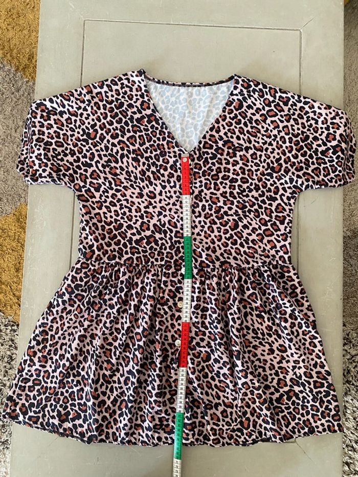 Robe d'été léopard style baby doll taille M - photo numéro 13