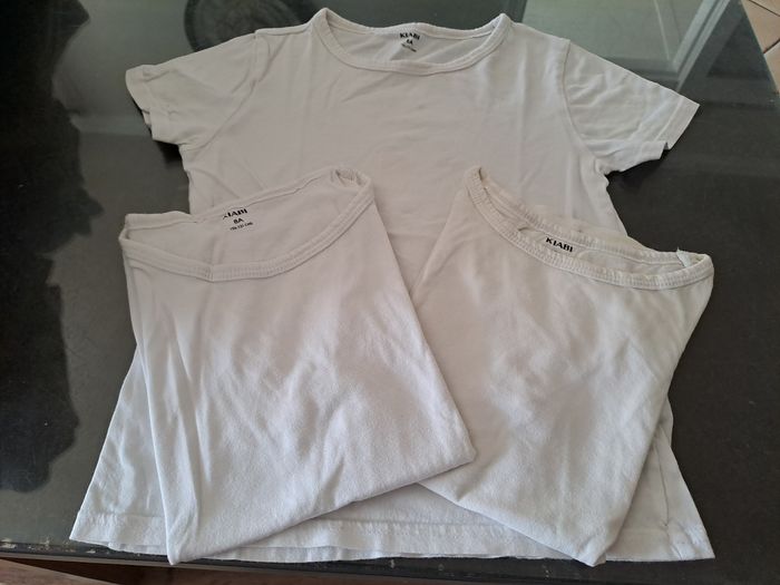 3 maillots de corps kiabi 8 ans