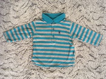 Polo 👕 manches longues Okaidi - 6 mois