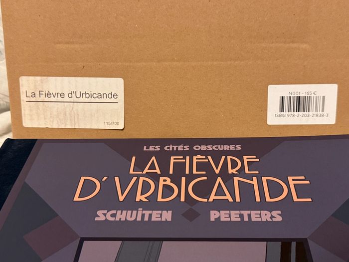 Cités obscures : Tirage de tête "La Fièvre d'Urbicande" - photo numéro 6