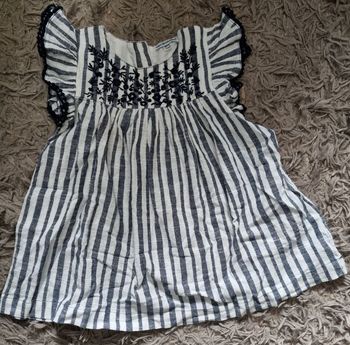 Robe à rayures 2ans 86cm