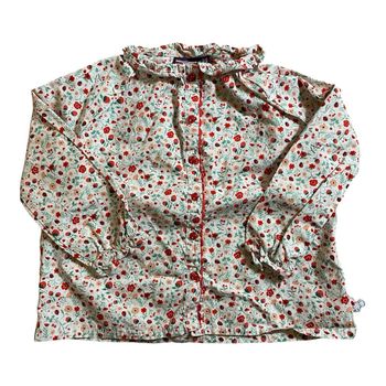 Sergent Major Blouse fleurs et fraises Taille 24 mois