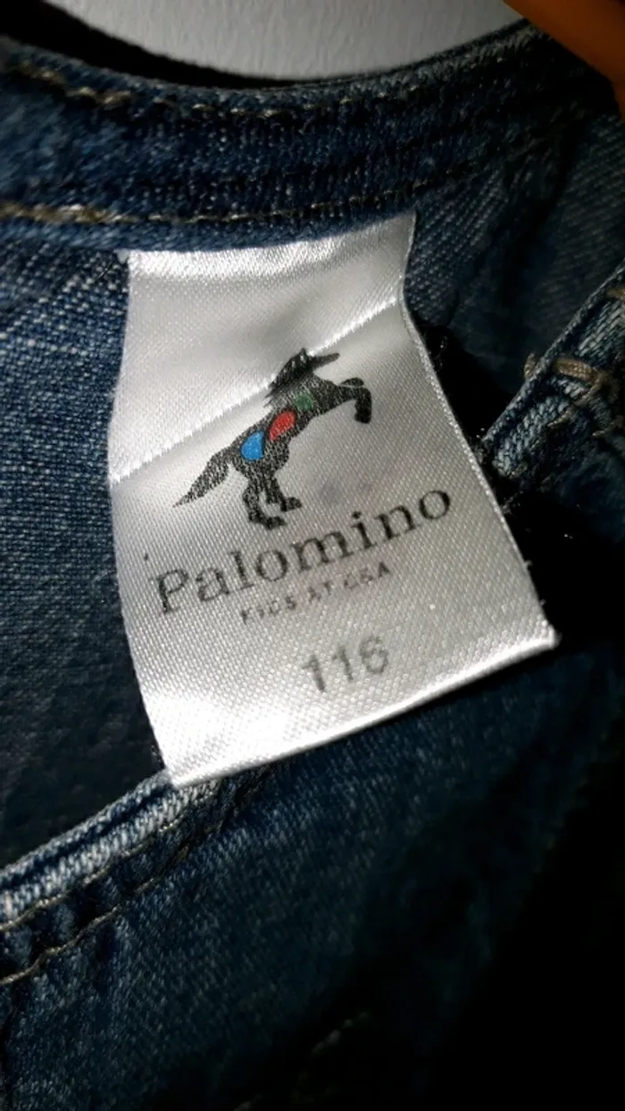Robe en jean taille 116 cm - photo numéro 4