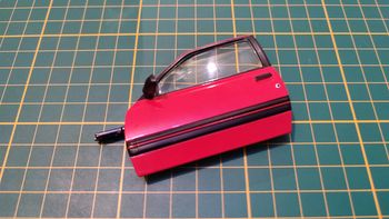 Porte gauche pièce détachée miniature Peugeot 205 GTI 1/18 Solido #B41