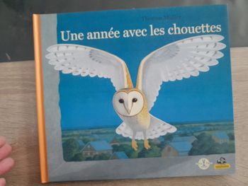 magnifique livre La petit salamandre - Une année avec les chouettes