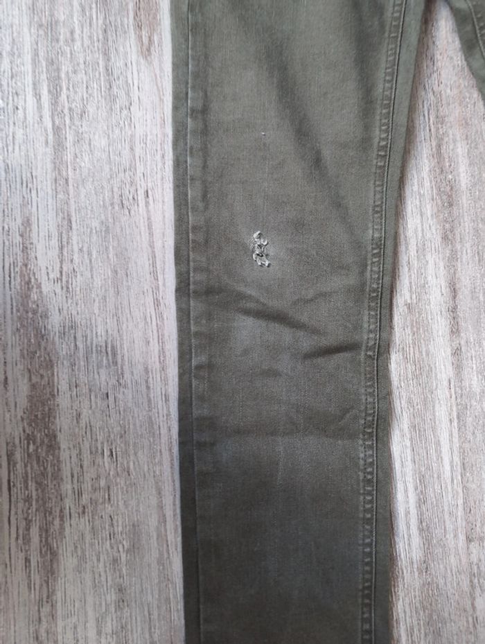 Jean skinny kaki IKKS - photo numéro 2