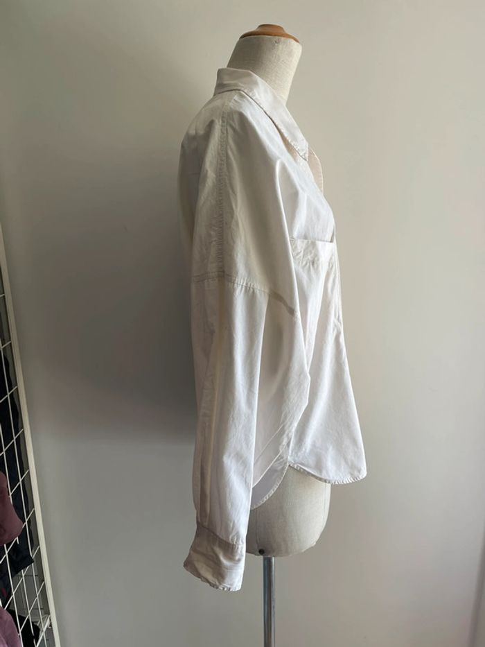 Chemise blanc cassé style vintage Emmanuelle - photo numéro 3