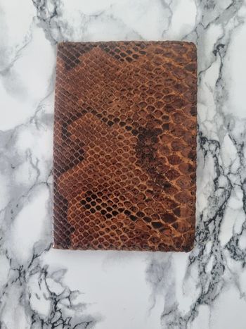 Porte monnaie en cuir vintage