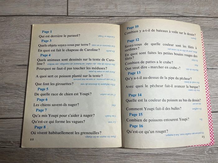 Youpi en vacances - livre vintage 1979 - photo numéro 7